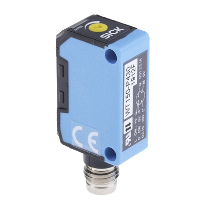 Sick Diffuse Photoelectric Sensor, Block Sensor, 10 mm → 250 mm Detection Range