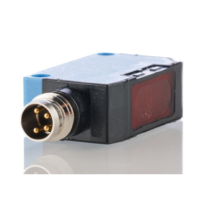 Sick Retroreflective Photoelectric Sensor, Block Sensor, 2.4 m Detection Range
