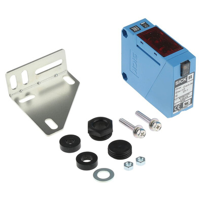 Sick Diffuse Photoelectric Sensor, Block Sensor, 5 mm → 1.5 m Detection Range