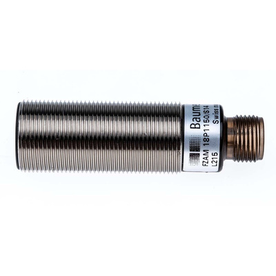 Baumer Diffuse Photoelectric Sensor, Barrel Sensor, 60 mm → 430 mm Detection Range