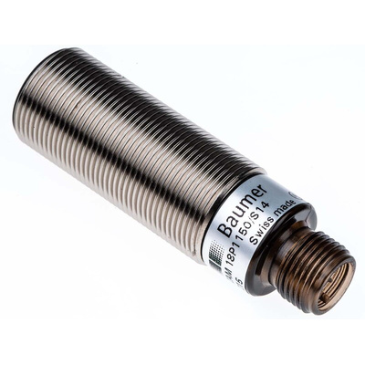 Baumer Diffuse Photoelectric Sensor, Barrel Sensor, 60 mm → 430 mm Detection Range