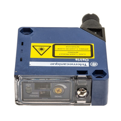 Telemecanique Sensors Diffuse Photoelectric Sensor, Compact Sensor, 1 m Detection Range
