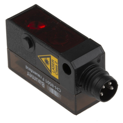 Baumer Diffuse Photoelectric Sensor, Block Sensor, 22 mm → 130 mm Detection Range