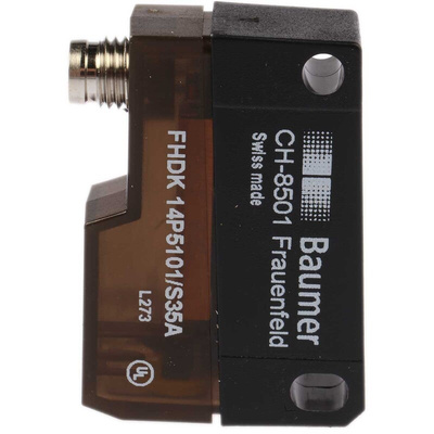 Baumer Diffuse Photoelectric Sensor, Block Sensor, 20 mm → 350 mm Detection Range
