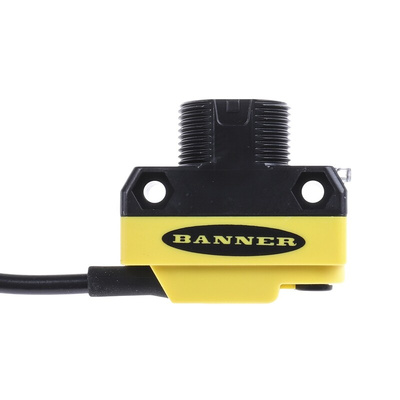 Banner Retroreflective Photoelectric Sensor, Block Sensor, 3.5 m Detection Range