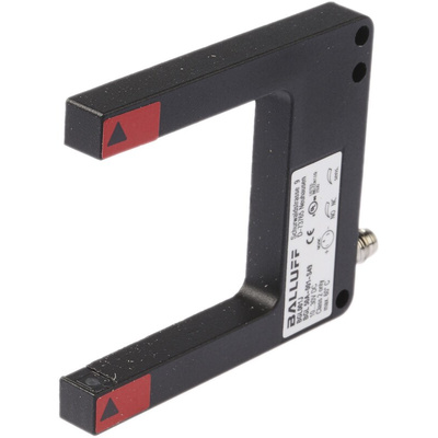 BALLUFF Through Beam Photoelectric Sensor, Fork Sensor, 50 mm Detection Range