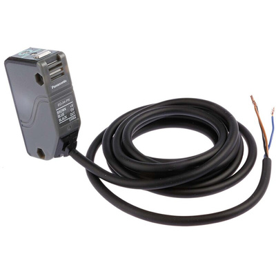 Panasonic Retroreflective Photoelectric Sensor, Block Sensor, 100 mm → 2 m Detection Range