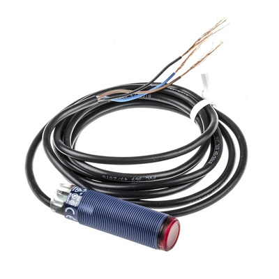 Telemecanique Sensors Multimode Photoelectric Sensor, Barrel Sensor, 120 mm → 15 m Detection Range