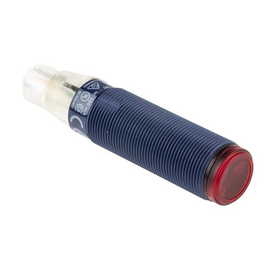 Telemecanique Sensors Multimode Photoelectric Sensor, Barrel Sensor, 120 mm → 15 m Detection Range