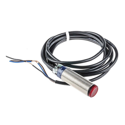 Telemecanique Sensors Multimode Photoelectric Sensor, Barrel Sensor, 120 mm → 15 m Detection Range