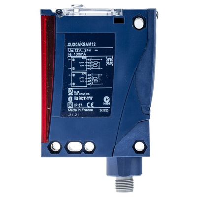 Telemecanique Sensors Multimode Photoelectric Sensor, Block Sensor, 1.3 m, 2 m, 11 m, 40 m Detection Range