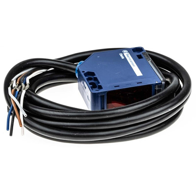 Telemecanique Sensors Retroreflective Photoelectric Sensor, Compact Sensor, 5 m Detection Range