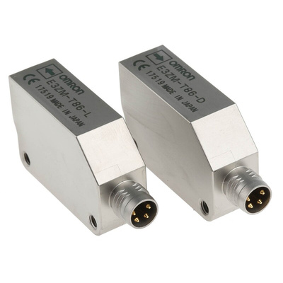 Omron Through Beam Photoelectric Sensor, Block Sensor, 15 m Detection Range
