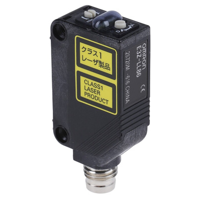 Omron Background Suppression Distance Sensor, Block Sensor, 20 mm → 300 mm Detection Range