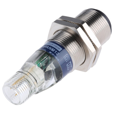 Telemecanique Sensors Retroreflective Photoelectric Sensor, Barrel Sensor, 4 m Detection Range