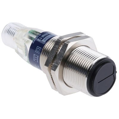 Telemecanique Sensors Retroreflective Photoelectric Sensor, Barrel Sensor, 4 m Detection Range