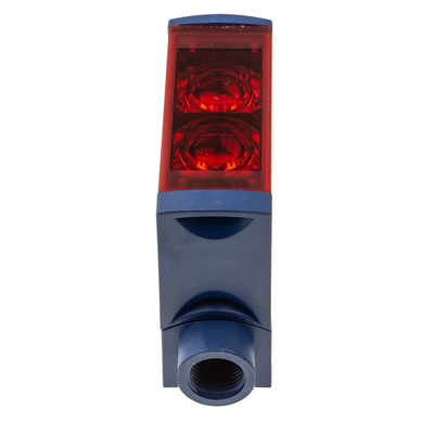 Telemecanique Sensors Diffuse Photoelectric Sensor, Block Sensor, 2.1 m Detection Range