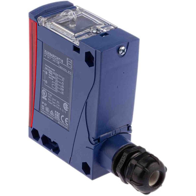 Telemecanique Sensors Retroreflective Photoelectric Sensor, Block Sensor, 11 m Detection Range