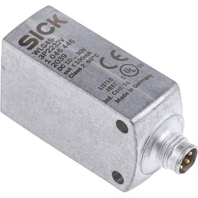 Sick Retroreflective Photoelectric Sensor, Block Sensor, 5 m Detection Range
