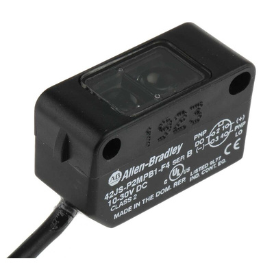 Allen Bradley Retroreflective Photoelectric Sensor, Block Sensor, 25 mm → 3.5 m Detection Range