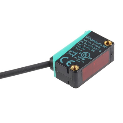 Pepperl + Fuchs Retroreflective Photoelectric Sensor, Block Sensor, 5 m Detection Range