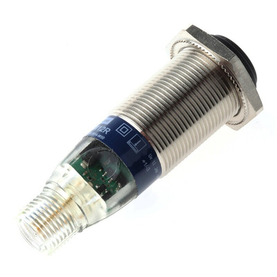 Telemecanique Sensors Through Beam Photoelectric Sensor, Barrel Sensor, 15 m Detection Range