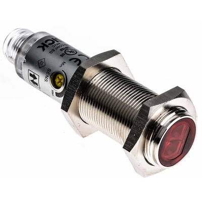 Sick Background Suppression Photoelectric Sensor, Barrel Sensor, 1 mm → 450 mm Detection Range