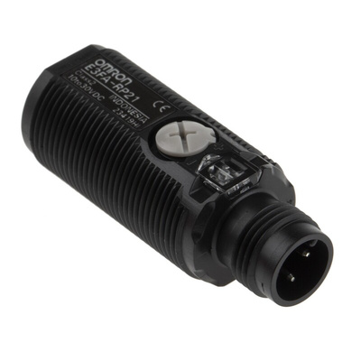 Omron Retroreflective Photoelectric Sensor, Barrel Sensor, 100 mm → 4 m Detection Range
