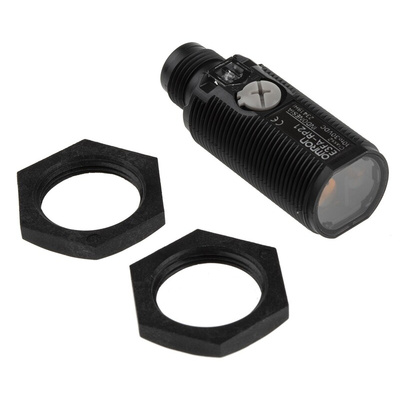 Omron Retroreflective Photoelectric Sensor, Barrel Sensor, 100 mm → 4 m Detection Range
