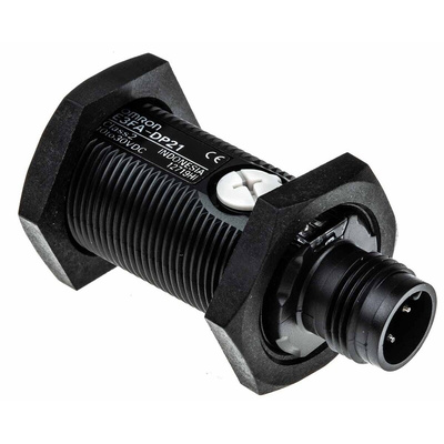 Omron Diffuse Photoelectric Sensor, Barrel Sensor, 100 mm Detection Range