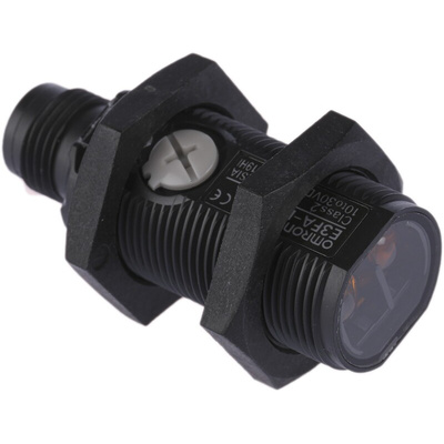 Omron Diffuse Photoelectric Sensor, Barrel Sensor, 1 m Detection Range