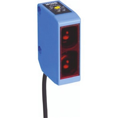 Sick Retroreflective Photoelectric Sensor, Block Sensor, 10 mm → 15 m Detection Range