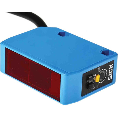 Sick Retroreflective Photoelectric Sensor, Block Sensor, 100 mm → 15 m Detection Range