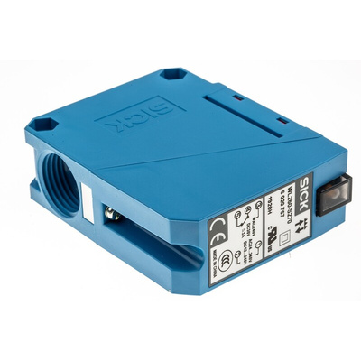 Sick Retroreflective Photoelectric Sensor, Block Sensor, 100 mm → 15 m Detection Range