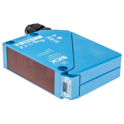 Sick Retroreflective Photoelectric Sensor, Block Sensor, 30 mm → 22 m Detection Range