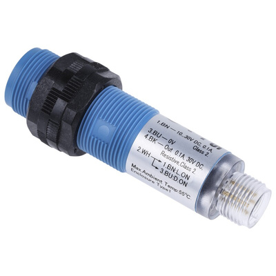 Sick Retroreflective Photoelectric Sensor, Barrel Sensor, 50 mm → 7 m Detection Range
