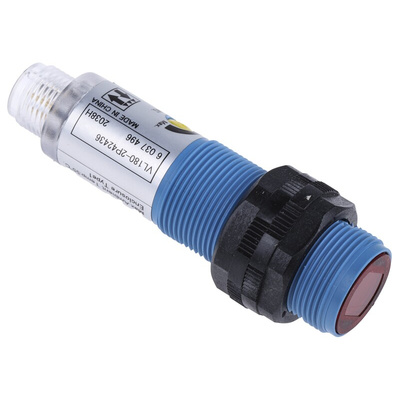 Sick Retroreflective Photoelectric Sensor, Barrel Sensor, 50 mm → 7 m Detection Range