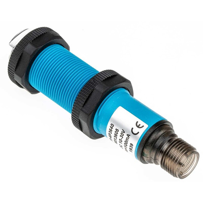 Sick Retroreflective Photoelectric Sensor, Barrel Sensor, 50 mm → 3.7 m Detection Range