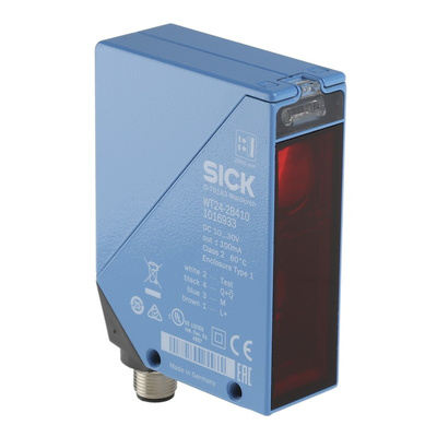 Sick Background Suppression Photoelectric Sensor, Block Sensor, 100 mm → 2.5 m Detection Range