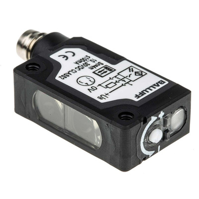 BALLUFF Retroreflective Photoelectric Sensor, Block Sensor, 0 → 4 m Detection Range