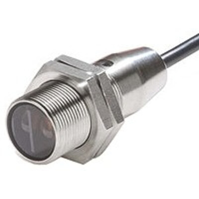 Omron Diffuse Photoelectric Sensor, Barrel Sensor, 100 mm Detection Range