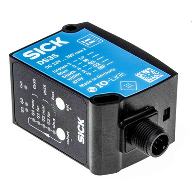Sick Background Suppression Distance Sensor, Block Sensor, 50 mm → 3.1 m Detection Range IO-LINK