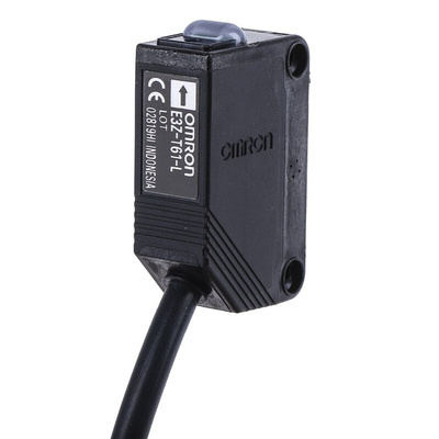 Omron Through Beam Photoelectric Sensor, Block Sensor, 60 m Detection Range