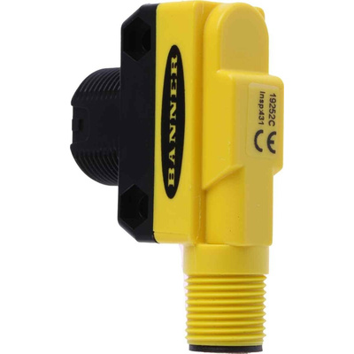 Banner Through Beam Photoelectric Sensor, Barrel Sensor, 20 m Detection Range