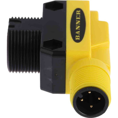 Banner Through Beam Photoelectric Sensor, Barrel Sensor, 20 m Detection Range