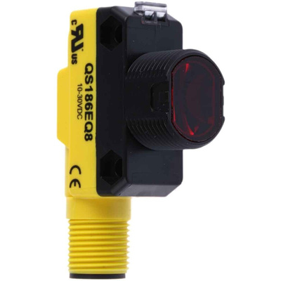 Banner Through Beam Photoelectric Sensor, Barrel Sensor, 20 m Detection Range