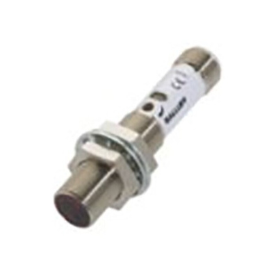 BALLUFF Through Beam Photoelectric Sensor, Barrel Sensor, 8 m Detection Range