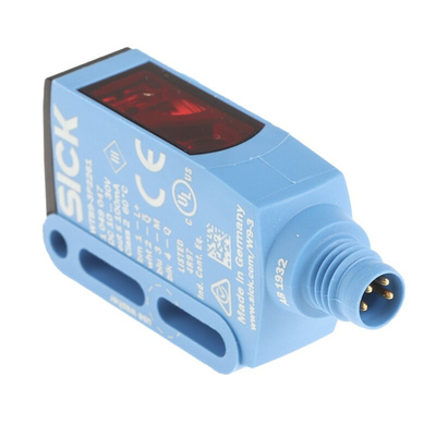 Sick Background Suppression Photoelectric Sensor, Block Sensor, 20 mm → 350 mm Detection Range