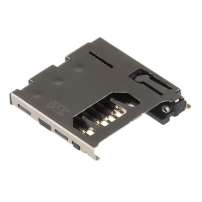 3M 8 Way Right Angle Micro SD Memory Card Connector With Solder Termination