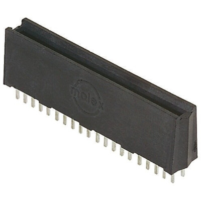 Molex BUS BAR SOCKET EXTREME POWER-EDGE Series Female Edge Connector, Through Hole Mount, 8-Contacts, 2-Row, Solder